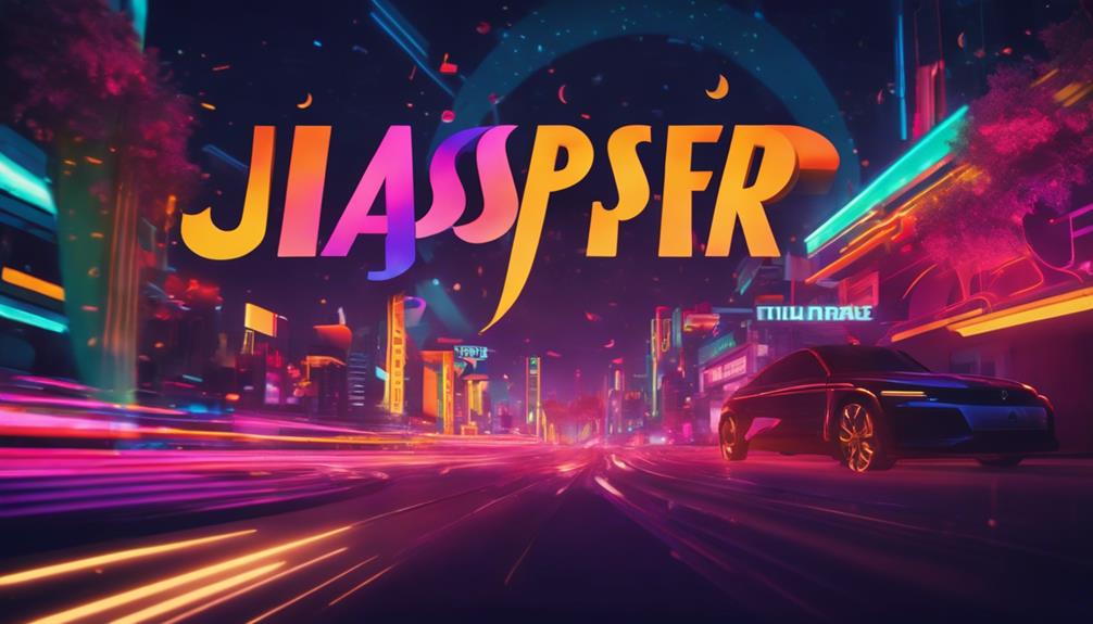 creating art with jasper