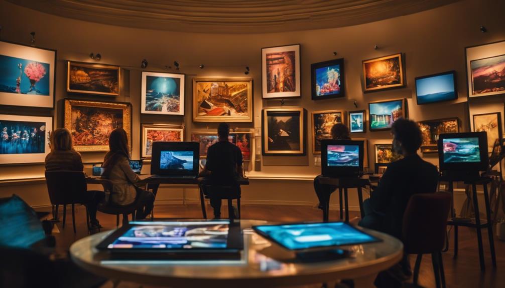 displaying your artistic creations
