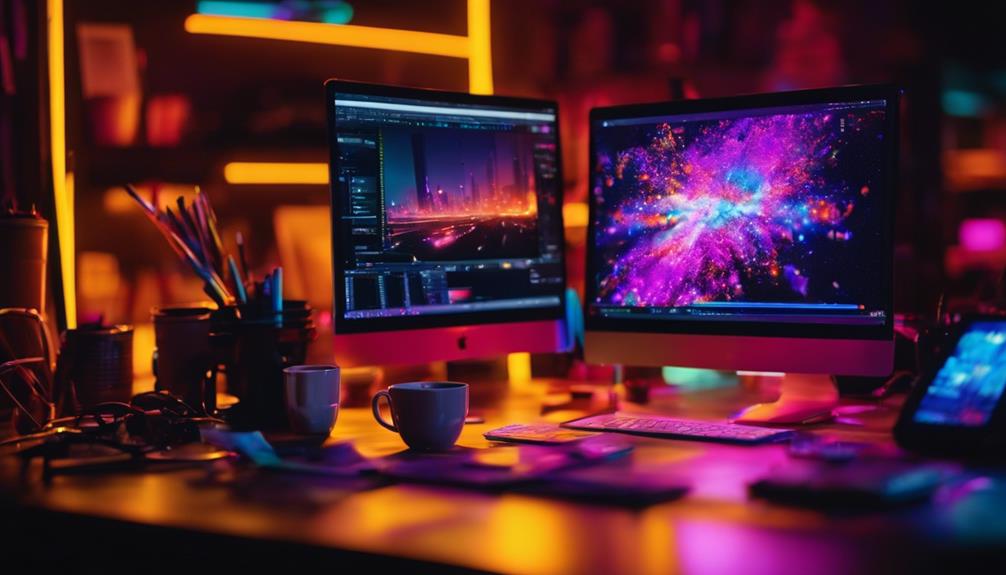 vibrant colors and energy
