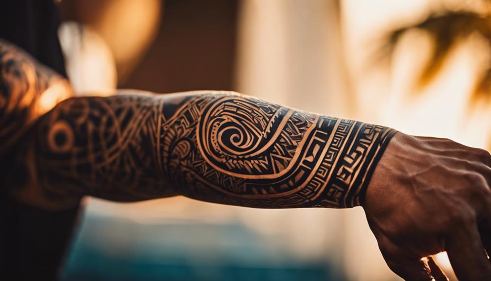 ancient island body art