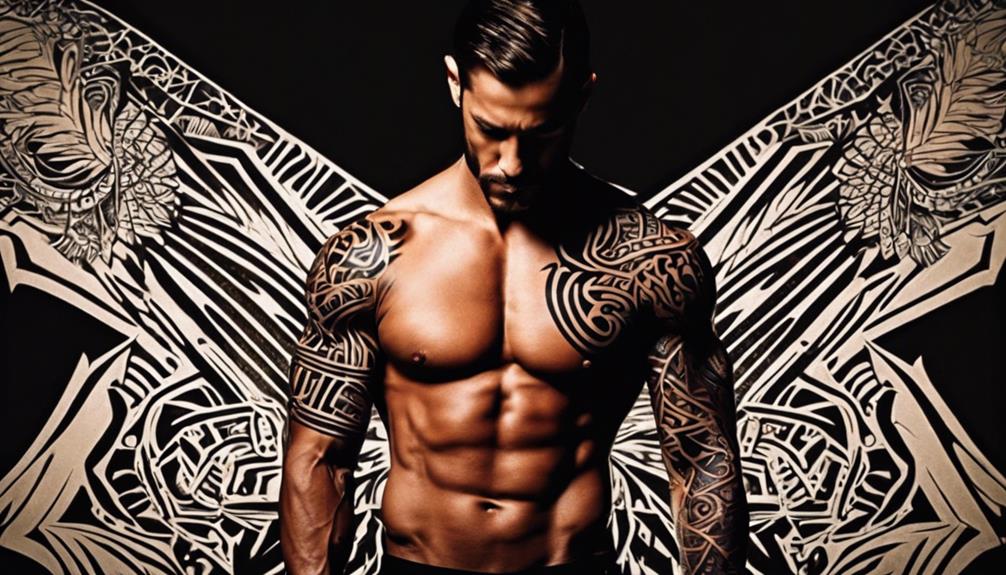 chest adorned with culture
