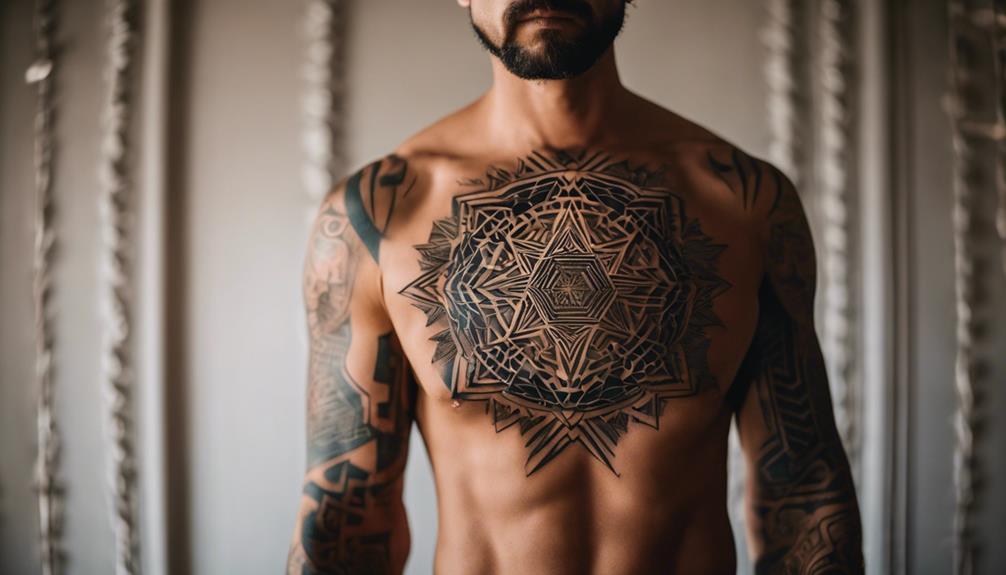 Sharp Edges and Symmetry: Chest Tattoo Guide