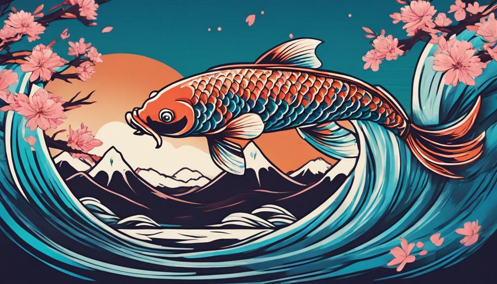 colorful fish arm designs