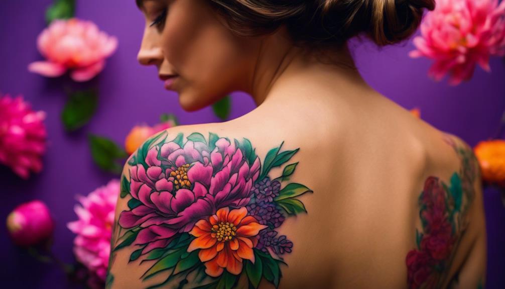 colorful flowers in bloom