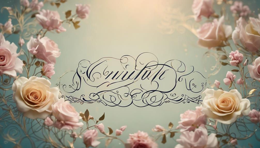 decorative touches to writing