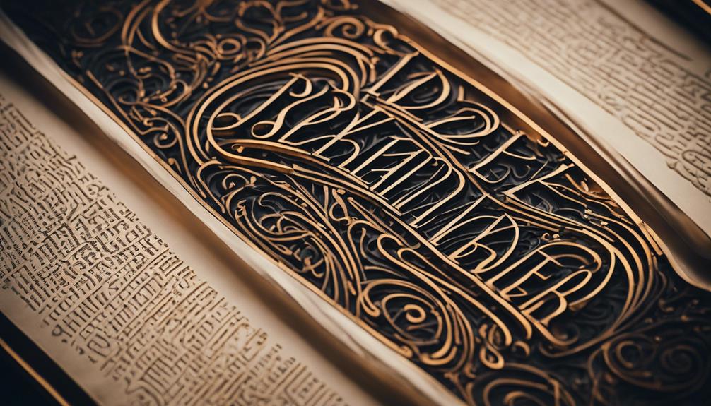 designing words on skin