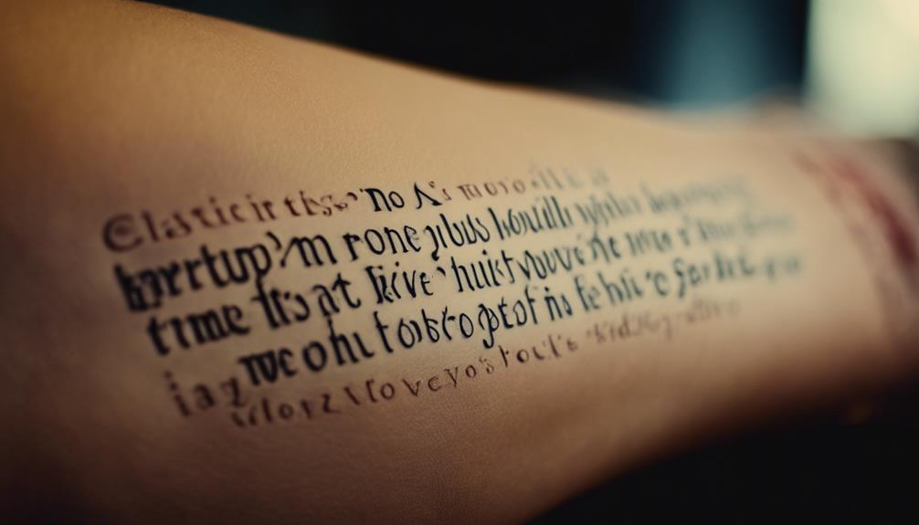 fonts for tattoo quotes