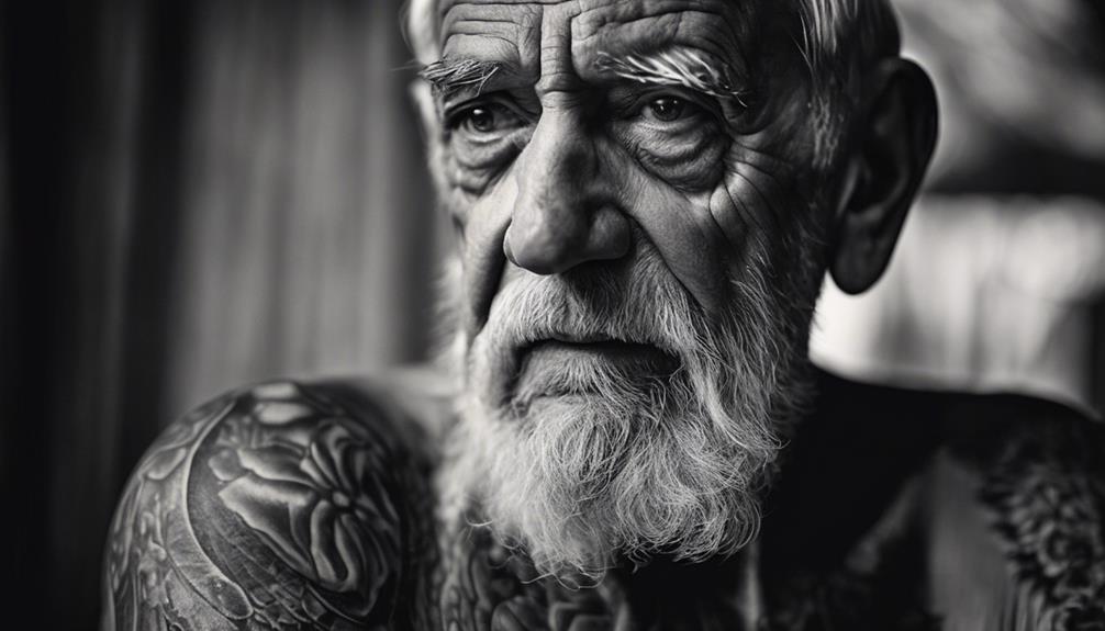intricate art on skin