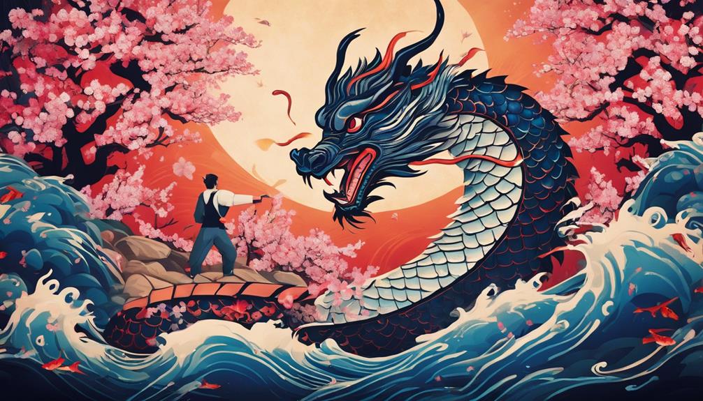 intricate asian symbolism art