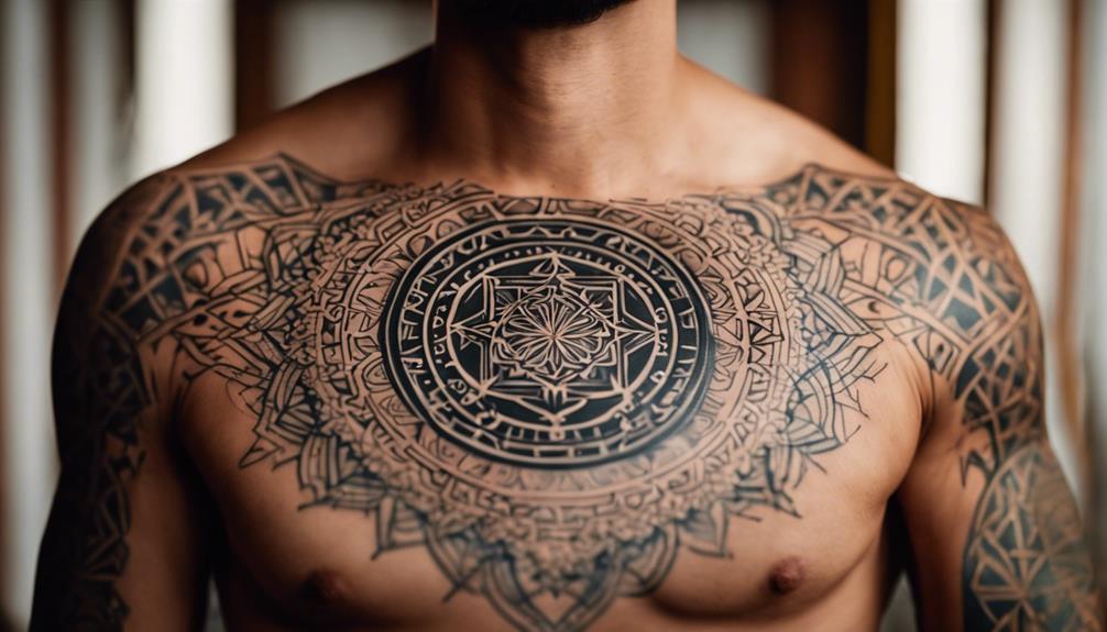 intricate body art patterns
