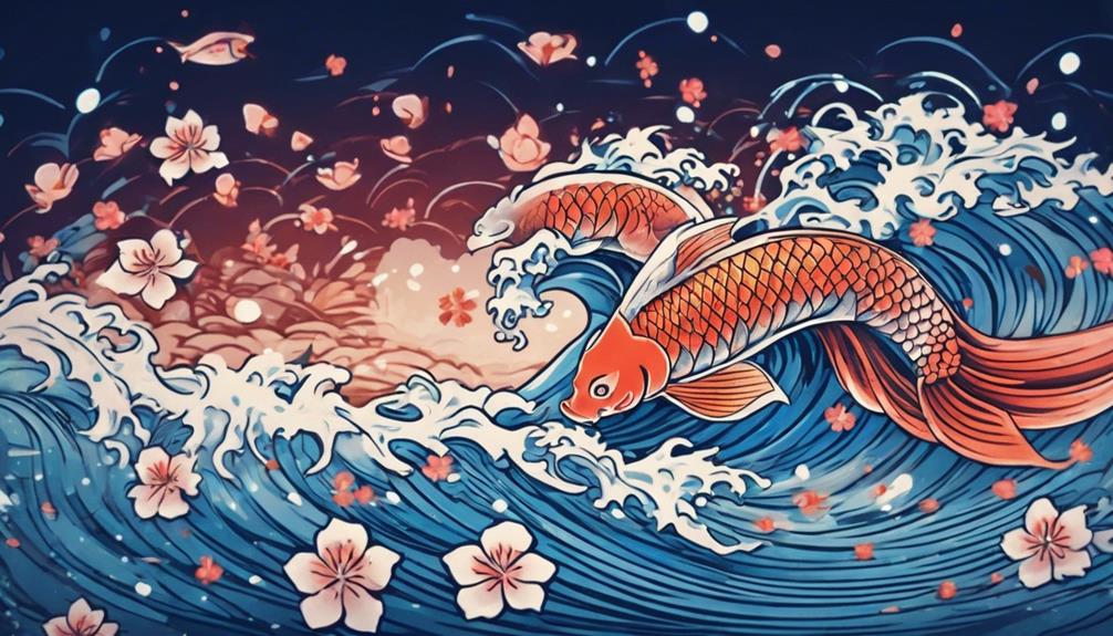 shirt with wave design
