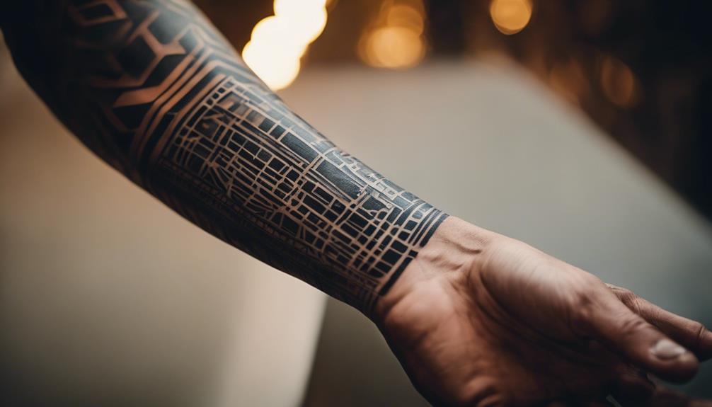 Modern Men's Minimalist Tattoo Inspiration