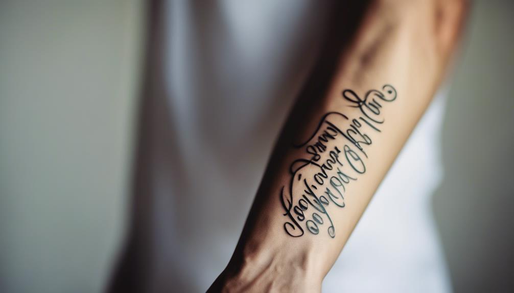 Quote Tattoos With Professional Font Styles