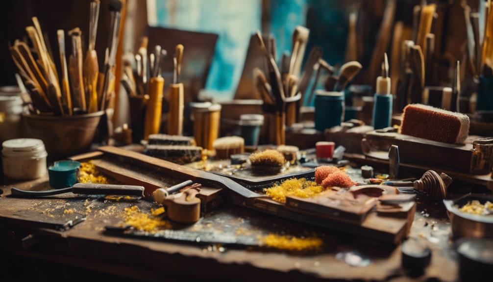 use unusual art methods