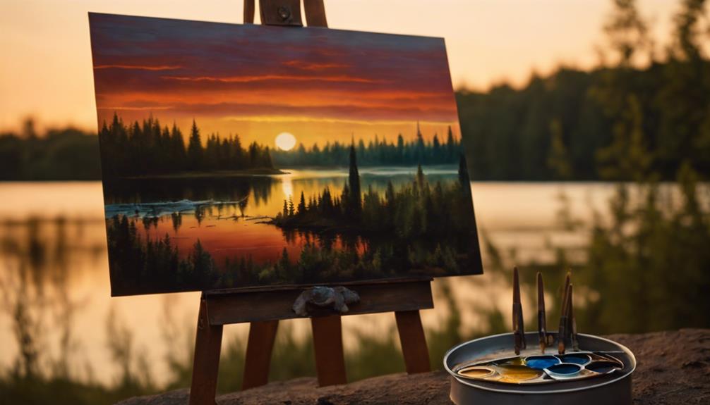 artistic skill of brushwork