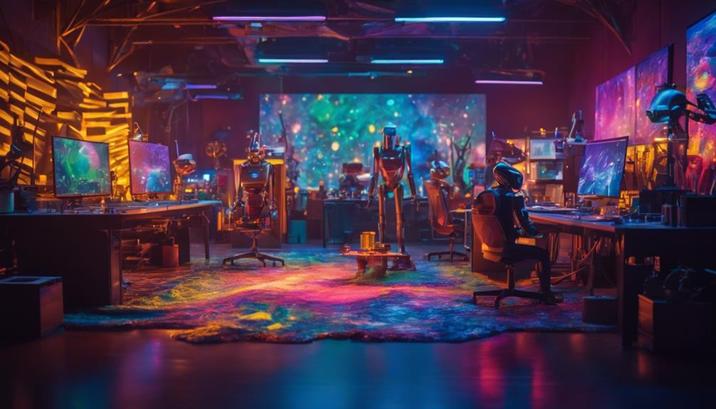 Will Robots Replace Human Artists? - iPic.ai - Create Beautiful Ai Art or Ai Images For Free artistic vision shared future