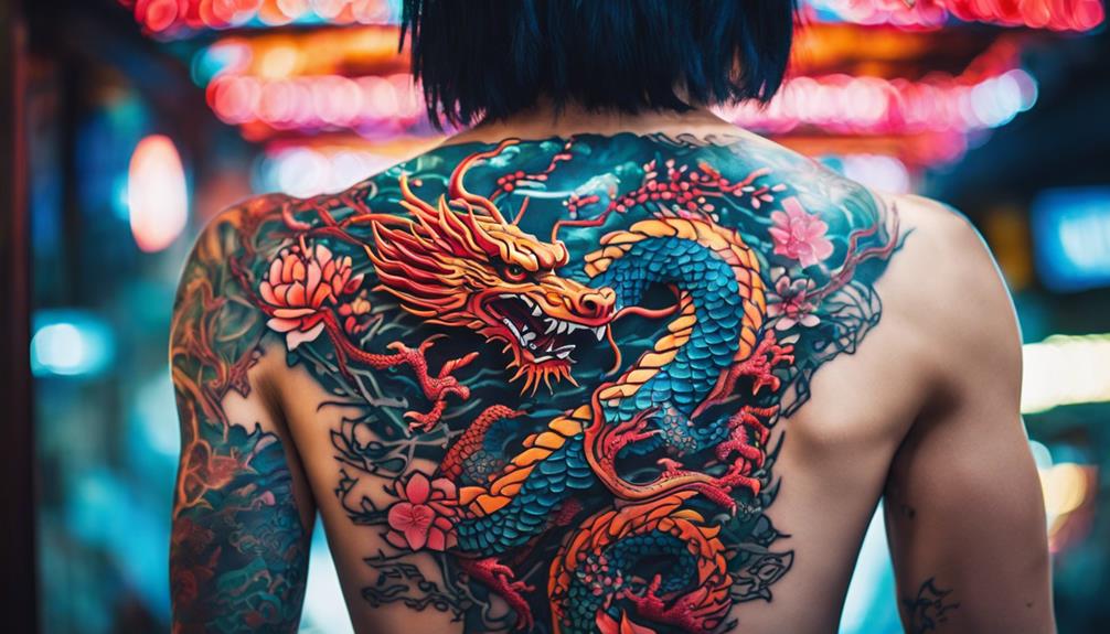 Unveiling Japanese Forearm Dragon Tattoo Artistry - iPic.ai - Create Beautiful Ai Art or Ai Images For Free blending old and new