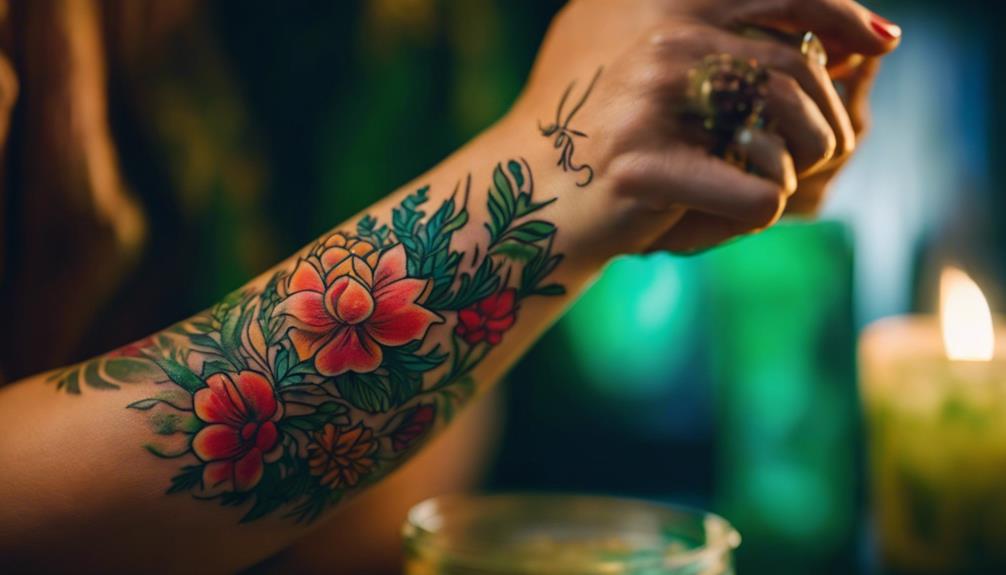 Blossoming Beauty: Tattoos for Women Over 40 - iPic.ai - Create Beautiful Ai Art or Ai Images For Free caring for aging skin