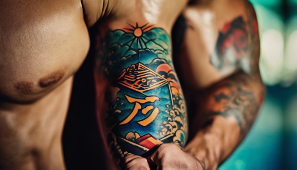 Crafting Bold Japanese Forearm Tattoos for Men - iPic.ai - Create Beautiful Ai Art or Ai Images For Free caring for your needs
