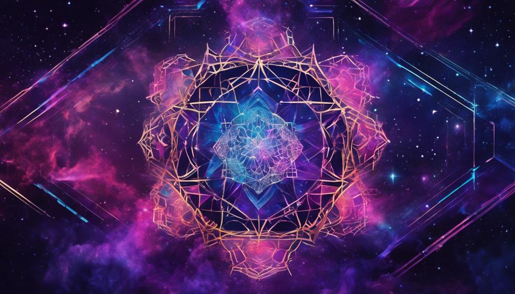 cosmic pattern art forms