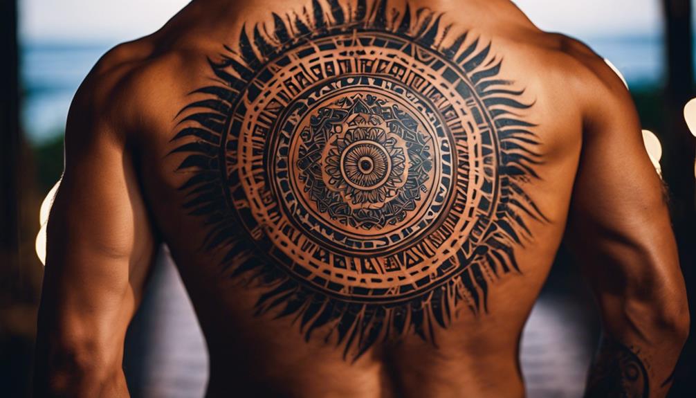 10 Best Mandala Pattern Back Tattoos for Guys - iPic.ai - Create Beautiful Ai Art or Ai Images For Free cultural pattern body art