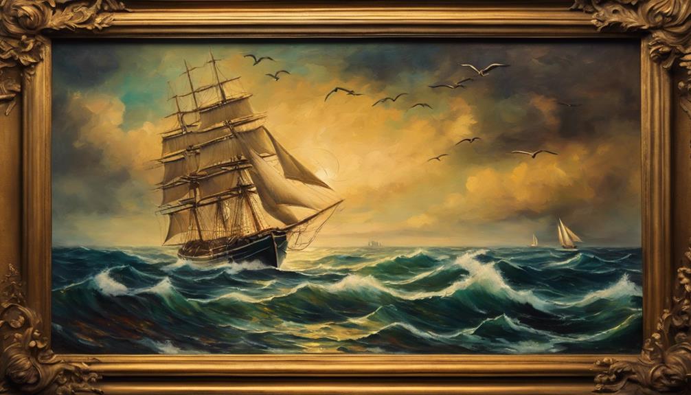 Timeless Waves of Nautical Elegance - iPic.ai - Create Beautiful Ai Art or Ai Images For Free decorating with ocean themes