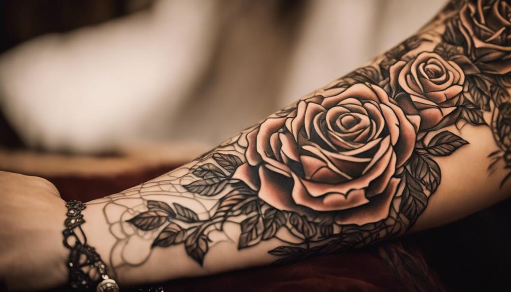 delicate feminine floral pattern