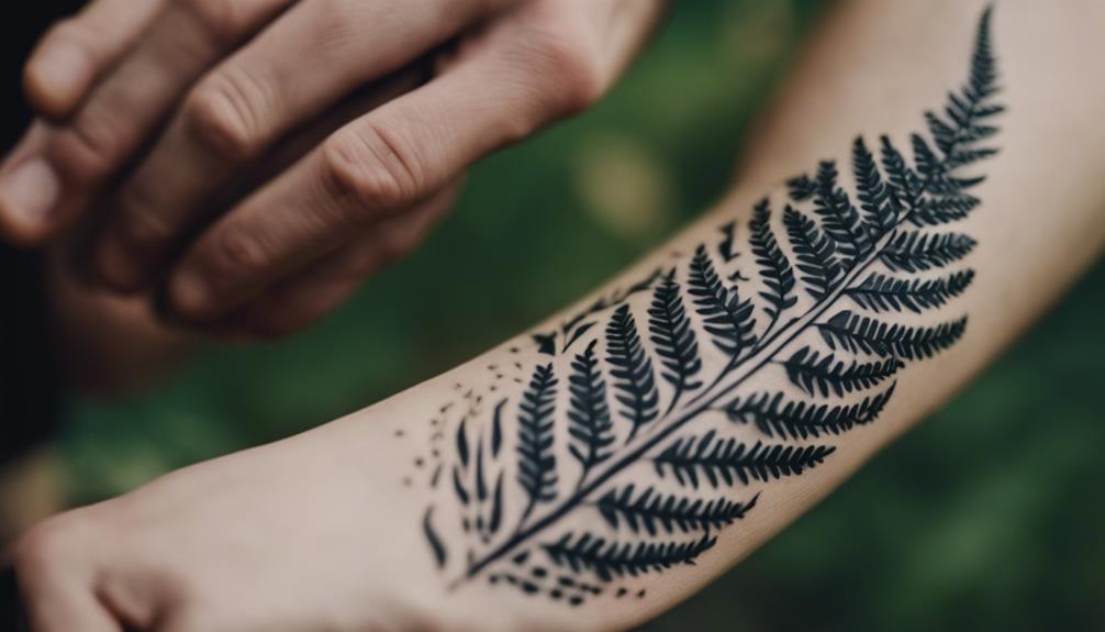Why Minimalist Botanical Forearm Tattoos for Men? - iPic.ai - Create Beautiful Ai Art or Ai Images For Free designing for many purposes