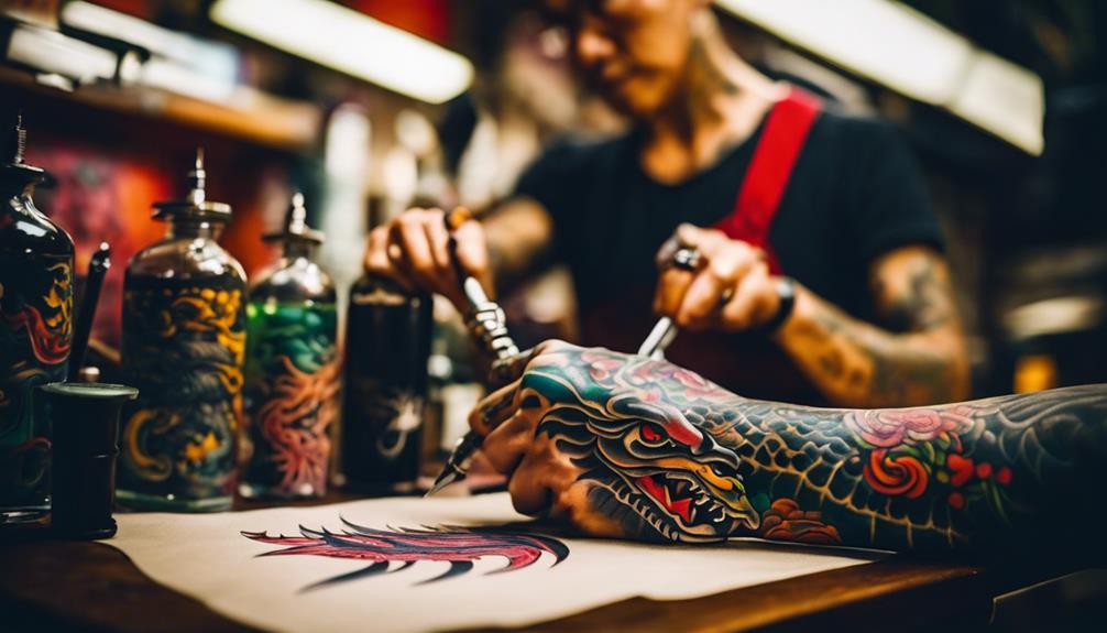 Unveiling Japanese Forearm Dragon Tattoo Artistry - iPic.ai - Create Beautiful Ai Art or Ai Images For Free discovering ideal creative partners