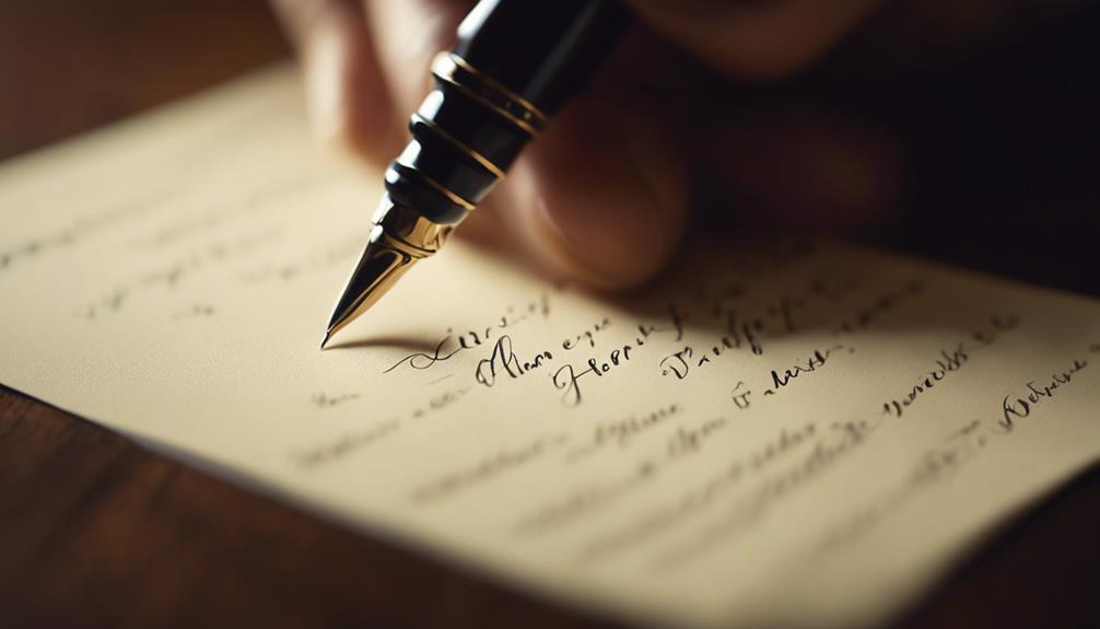 elegant handwritten font style