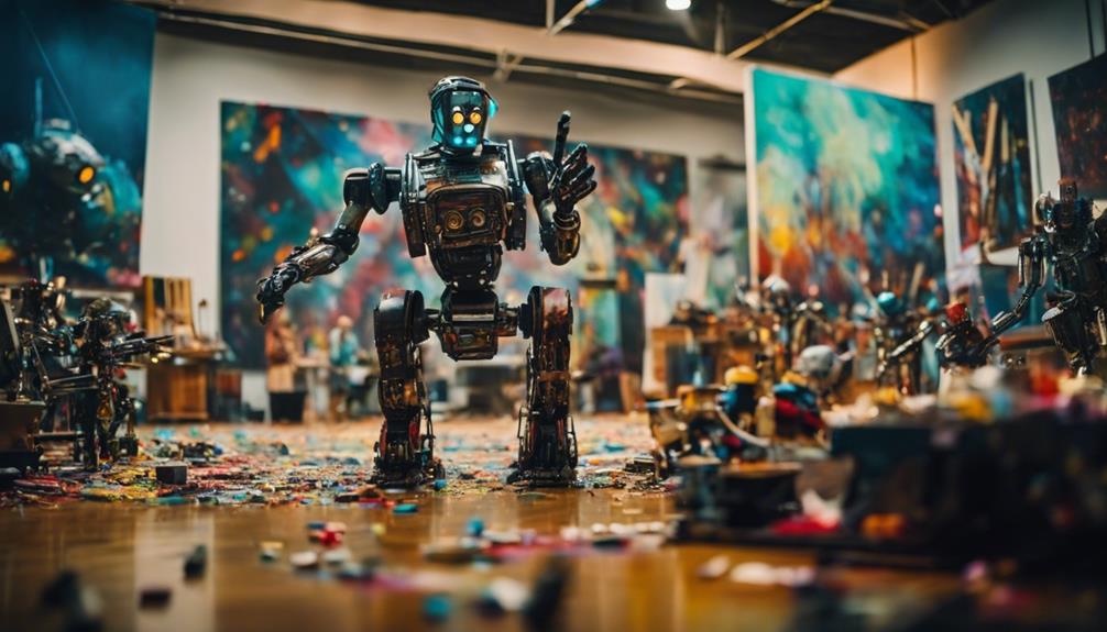 Will Robots Replace Human Artists? - iPic.ai - Create Beautiful Ai Art or Ai Images For Free evaluating creative expression value
