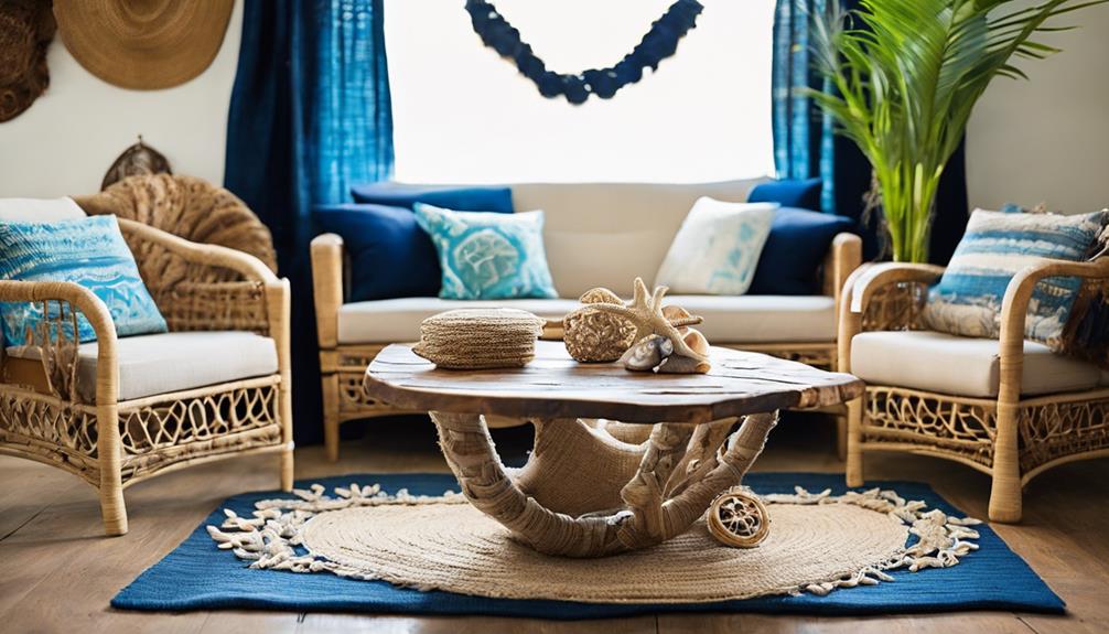 Timeless Waves of Nautical Elegance - iPic.ai - Create Beautiful Ai Art or Ai Images For Free free spirited oceanic home style