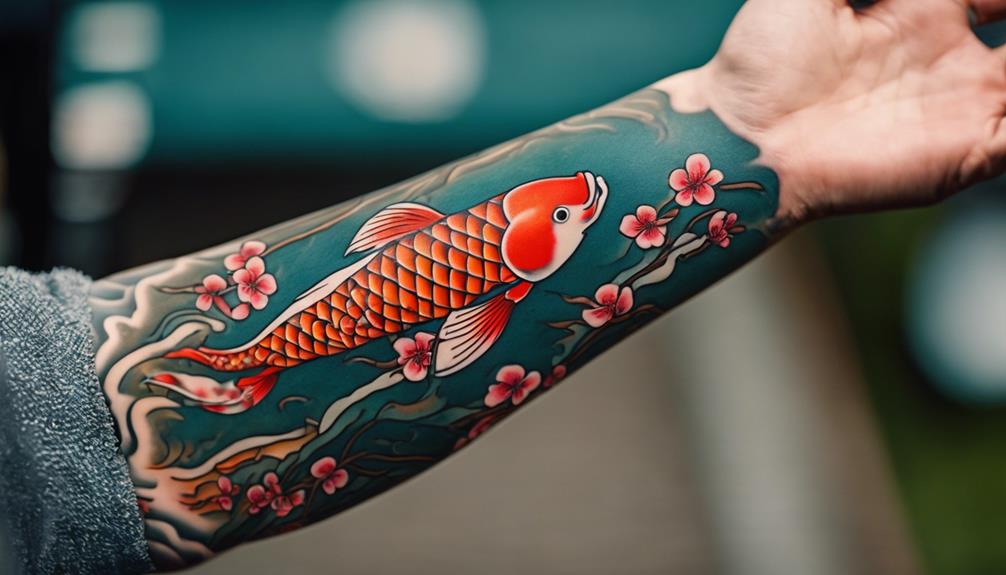 Why Choose a Japanese Forearm Tattoo? - iPic.ai - Create Beautiful Ai Art or Ai Images For Free fusion of old flair