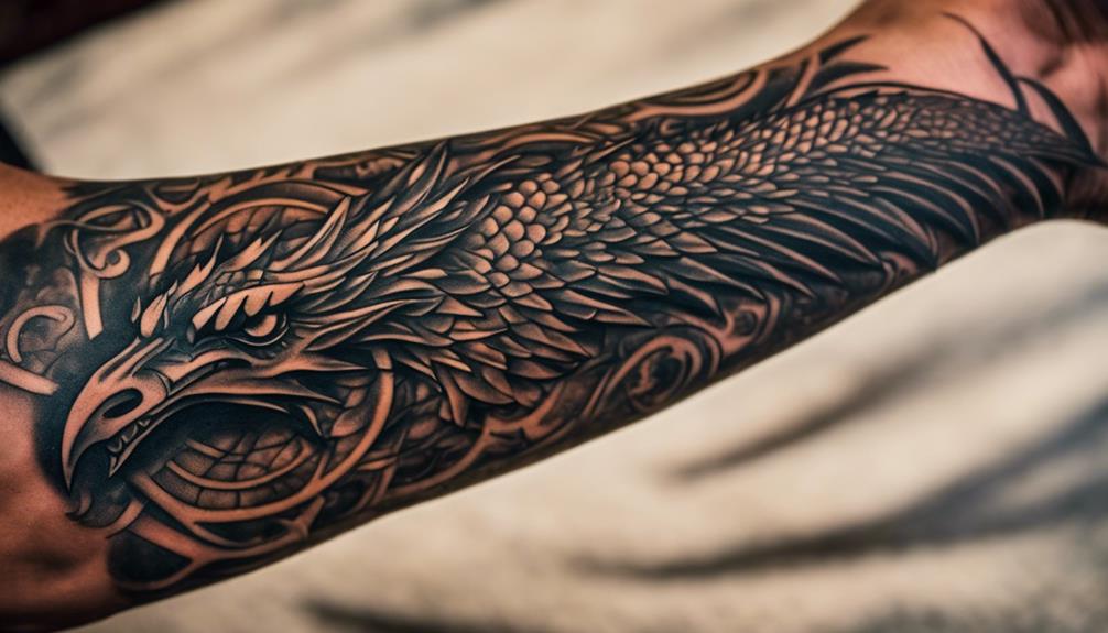 Intricate Forearm Tattoo Designs for Men - iPic.ai - Create Beautiful Ai Art or Ai Images For Free legends of fantastical beings