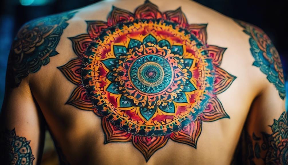 What Does My Mandala Back Tattoo Mean? - iPic.ai - Create Beautiful Ai Art or Ai Images For Free meaning in life events
