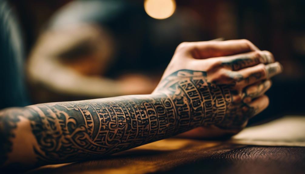 What Are the Ideal Script Tattoo Fonts? - iPic.ai - Create Beautiful Ai Art or Ai Images For Free personalized tattoo lettering options