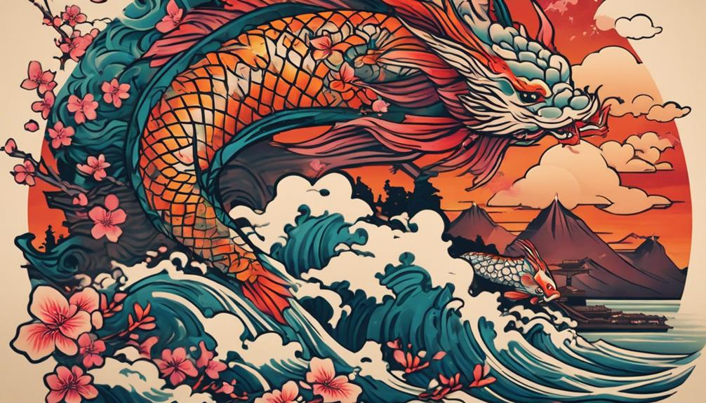 Mastering Japanese Sleeve Forearm Tattoos for Men - iPic.ai - Create Beautiful Ai Art or Ai Images For Free recurring themes in literature