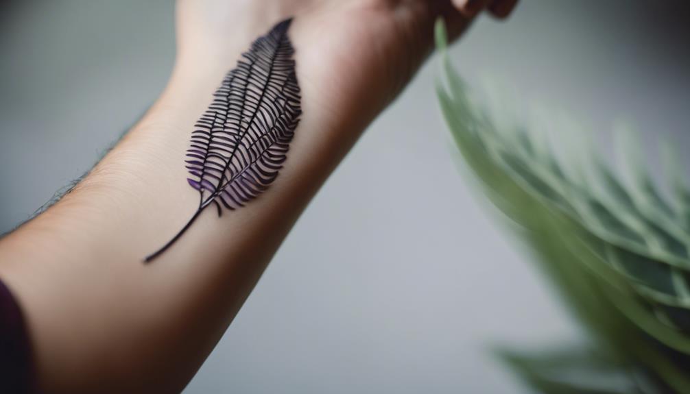 Essential Guide to Minimalist Botanical Forearm Tattoos - iPic.ai - Create Beautiful Ai Art or Ai Images For Free selecting your plant type