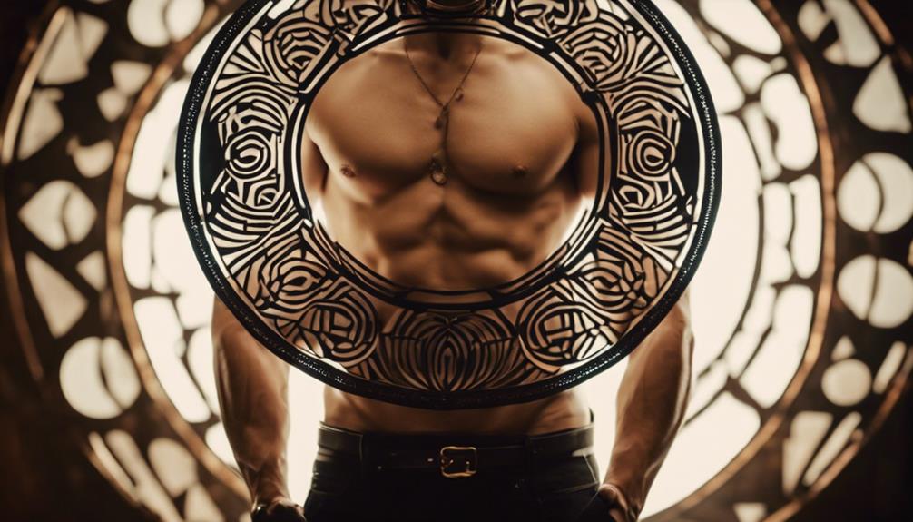 Chest Tattoos With Minimalist Shape Designs - iPic.ai - Create Beautiful Ai Art or Ai Images For Free simple yet effective forms