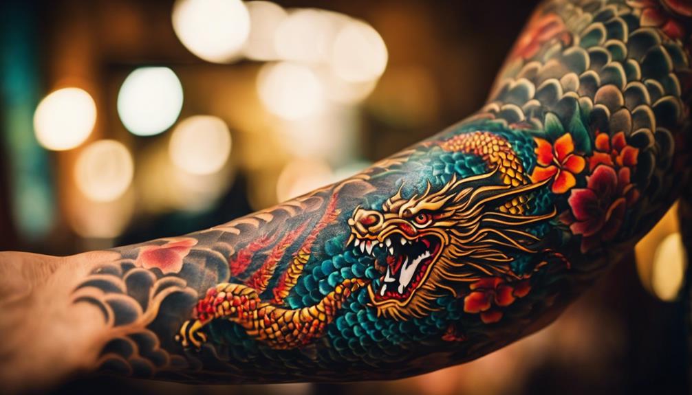 Japanese Forearm Dragon Tattoos: Why So Popular? - iPic.ai - Create Beautiful Ai Art or Ai Images For Free skills in tattoo design