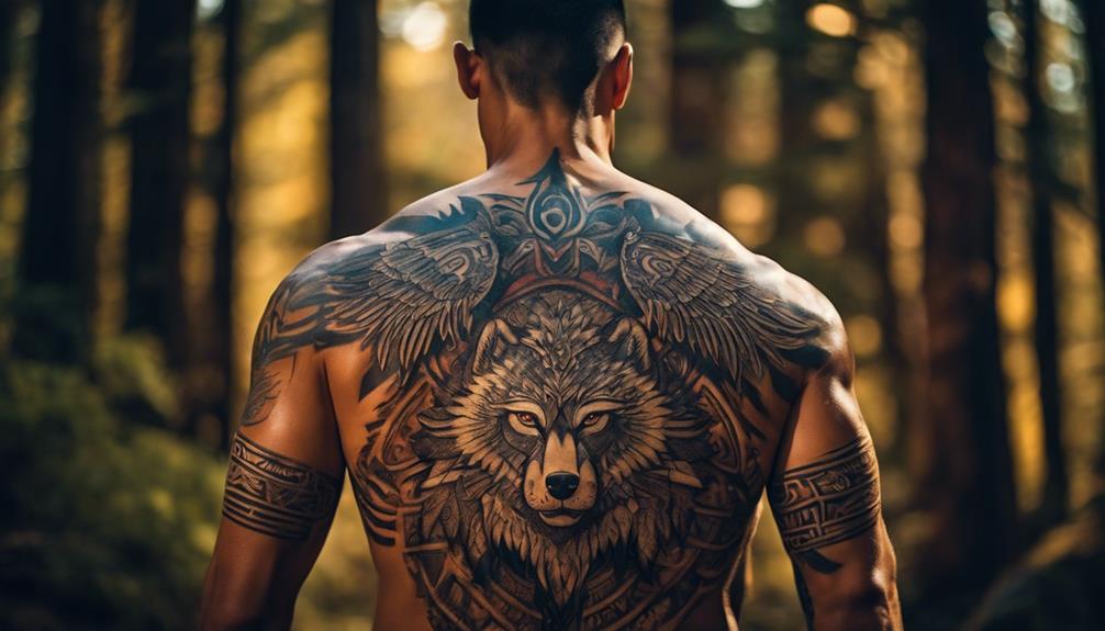 Warrior Back Tattoo Inspirations - iPic.ai - Create Beautiful Ai Art or Ai Images For Free symbols of inner strength