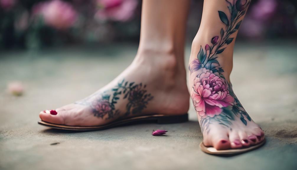 Watercolor Flower Ankle Tattoos: Why So Popular? tattoo design popularity trends