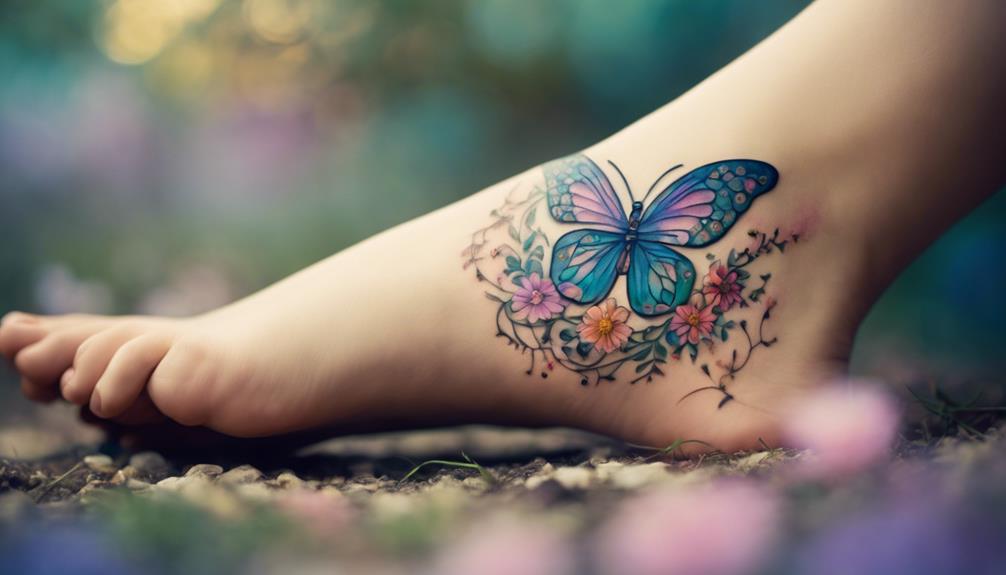 Ankle Tattoo Designs Using Delicate Flower Art - iPic.ai - Create Beautiful Ai Art or Ai Images For Free unlocking deep inner meaning