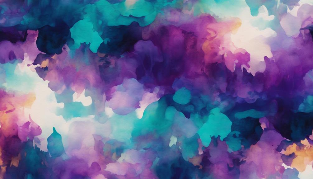 vibrant painted art pieces