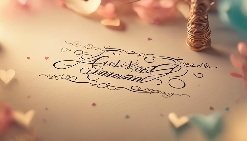 whimsical font for romance