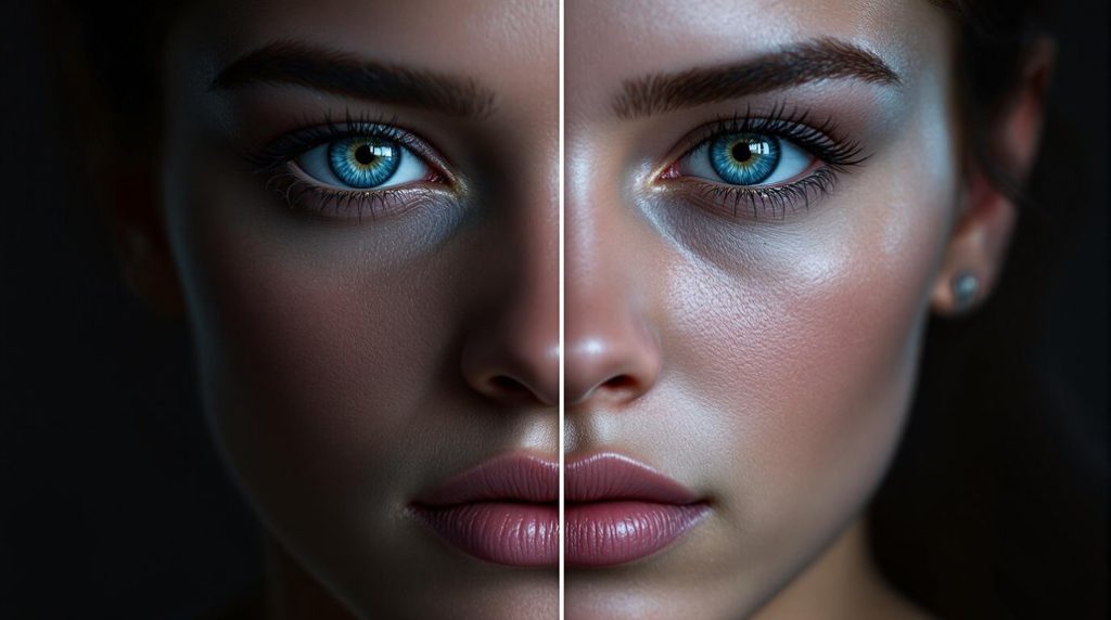 improve eyes and faces using vae