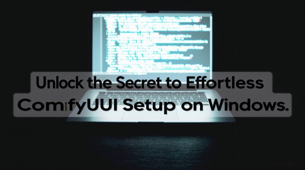 setting up comfyui